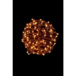 Folds Back Flat 15 In. Pre-Lit Incandescent Sphere With 100 Clear Lights-BSP15C 206595243
