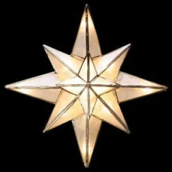 GE Clear Capiz Bethlehem Star Tree Topper-71401HD 205147048