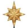GE Holiday Classics 11 In. 16-Light Gold Glittered Bethlehem Star Tree Top-71075HD 206951258