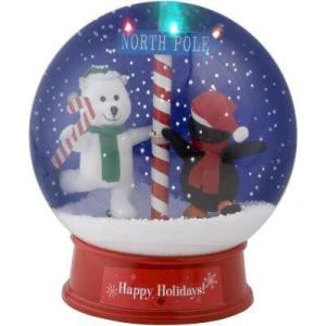 Gemmy 12 In. Animated Snow Globe-Polar Bear And Penguin-10738-78 100482346 1 Gemmy 12 In. Animated Snow Globe-Polar Bear And Penguin-10738-78 100482346