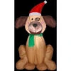 Gemmy 3.5 Ft. H Inflatable Holiday Dog-89944X 206403218