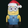 Gemmy 36.22 In. L X 27.56 In. W X 59.84 In. H Inflatable Minion Dave-38294X 300060721