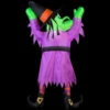 Gemmy 42.13 In. W X 11.81 In. D X 59.84 In. H Inflatable Witch Hanging From Roof-70772 207107600