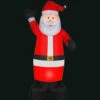 Gemmy 43.31 In. L X 37.01 In. W X 83.86 In. H Inflatable Santa-89795X 300060728