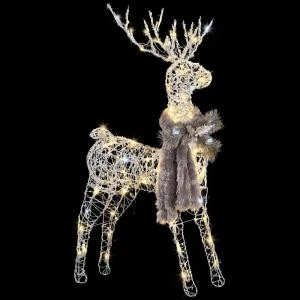 Gemmy 48.43 In. Frozen Fire Silver Vines Buck-36434X 300060768 1 Gemmy 48.43 In. Frozen Fire Silver Vines Buck-36434X 300060768