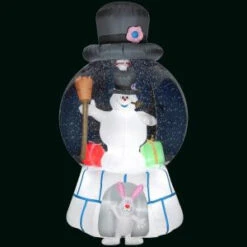 Gemmy 51 In. H Inflatable Snow Globe-Frosty With Presents-Frosty-87537X 300060734
