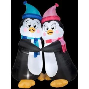 Gemmy 6 Ft. Inflatable Animated Shivering Penguins-36031X 206355126 1 Gemmy 6 Ft. Inflatable Animated Shivering Penguins-36031X 206355126