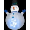 Gemmy 7 Ft. H Inflatable Panoramic Projection Snowman-36498X 206403200