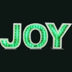 Gemmy Lights Shadow Box JOY Letters-39658X 300060765