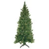 General Foam 6.5 Ft. Pre-Lit Quarter Artificial Christmas Tree With Clear Lights-HD-QT65C15 203321249
