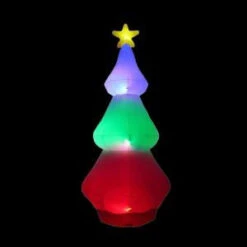 Home Accents Holiday 10 Ft. Inflatable Red Green And Blue Tree-5127215 206944801
