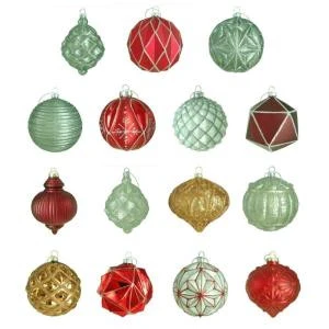 Home Accents Holiday 100 Mm Winter Tidings Ornament Assortment (15-Count)-HEGL23WT 207045497 1 Home Accents Holiday 100 Mm Winter Tidings Ornament Assortment (15-Count)-HEGL23WT 207045497