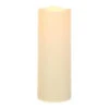 Home Accents Holiday 12 In. Bisque Pillar Outdoor Resin LED Timer Candle-39222HD 205915119