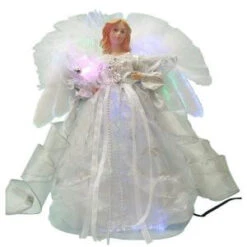 Home Accents Holiday 12 In. LED Angel Silver Tree Topper-A-7070B 205930696