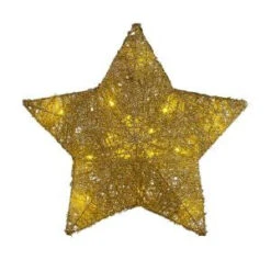 Home Accents Holiday 12.5 In. Battery Operated Star Gold Tree Top-94630-56 206953697