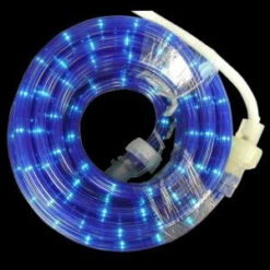 Home Accents Holiday 18 Ft. 216-Light Blue Rope Light-TY-18ROPE-B 207045264