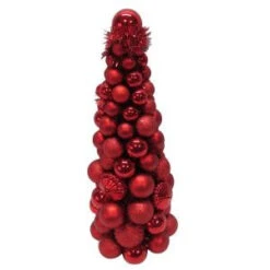 Home Accents Holiday 18 In. Red Shatterproof Christmas Ornament Core Tree-HD20160150C 206950593