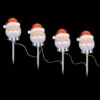 Home Accents Holiday 18 In. Smiling Santa Pathway Markers With Color Changing LED Illumination-6201-18425HDD 206963272