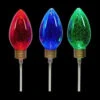 Home Accents Holiday 19 In. LED Illuminated Christmas C7 Bulb Pathway Markers (Set Of 3)-6201-19247HDD 206963261