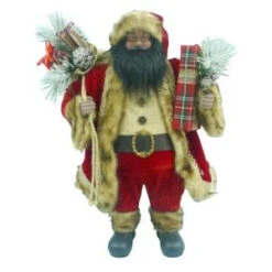 Home Accents Holiday 24 In. A/F Fabric Santa-A-154055AF 206954354