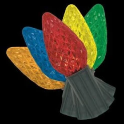 Home Accents Holiday 25-Light LED C9 72-Function Red/Green/Blue Light Set With Remote-TY601-1415 205092374