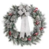 Home Accents Holiday 30 In. Snowy Pine Artificial Wreath With Pinecones And Berries-2314620HD 206768340