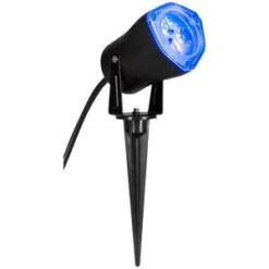 Home Accents Holiday 3.5 In. Light Blue LED Outdoor Spotlight-89250 204070178
