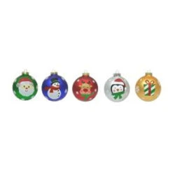 Home Accents Holiday 3.9 In. Christmas Tree Trim Ornament Set (4-Pack Of 60)-88A5563W 205915296