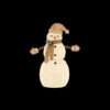 Home Accents Holiday 46.75 In. LED Lighted Cotton Snowman-TY163-1614-1 206963229