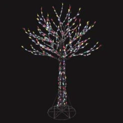 Home Accents Holiday 6 Ft. LED Deciduous Tree Sculpture With Multi-Color Lights-7407200UHO 205079238