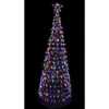 Home Accents Holiday 6 Ft. Pre-Lit LED Tree Sculpture With Star - Multi-Colored Lights-4407454G-02UHO 207044860