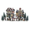 Home Accents Holiday 6.1 In. H Lighted School Village Set (20-Piece)-D16002C 207002463