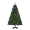 Home Accents Holiday 6.5 Ft. Pre-Lit LED Wesley Artificial Christmas Tree With Color Changing Lights-TG66M3W89D02 206770996