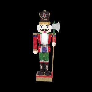 Home Accents Holiday 65 In. LED Lighted Tinsel Nutcracker With Axe-TY390-1414 206954215 1 Home Accents Holiday 65 In. LED Lighted Tinsel Nutcracker With Axe-TY390-1414 206954215