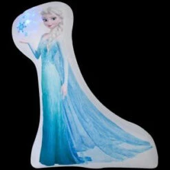 Home Accents Holiday 69.69 In. W X 20.87 In. D X 59.84 In. H Photorealistic Inflatable Elsa-80119 206950084
