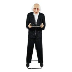 Home Accents Holiday 72 In. Animated Victorian Butler With Candy Tray-6330-72884 206770827