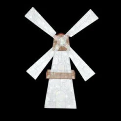 Home Accents Holiday 72 In. LED Lighted Twinkling Windmill-TY040-1611-0 206963326