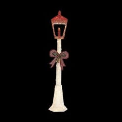 Home Accents Holiday 73 In. LED Lighted Cotton String Lamppost-TY393-1611-2 206963300