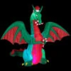 Home Accents Holiday 9 Ft. H Inflatable Holiday Dragon-38088 206137692