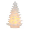 Home Accents Holiday 9 In. Glittered Wax LED Flameless Tree-42929HD 205915530