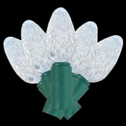 Home Accents Holiday C6 100-Light LED Warm White Faceted Lights With 8-Functions-TY-100FC6-WW 204078956