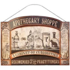 Home Decorators Collection 18.75 In. Apothecary Shoppe Tin-9715600830 300126850