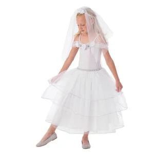 KidKraft White Rose Bride Child's Large Costume-63407 206310974 1 KidKraft White Rose Bride Child's Large Costume-63407 206310974