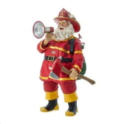 Kurt S. Adler 11 In. Fabriche Fireman Santa-C7445 300587903