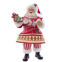 Kurt S. Adler 11 In. Fabriche Gingerbread Santa-C7451 300587891