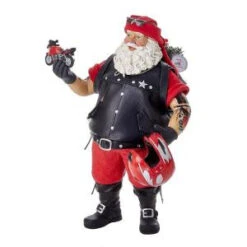Kurt S. Adler 11 In. Fabriche Motorcycle Santa-C7447 300587905