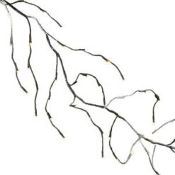 Kurt S. Adler 6 Ft. LED Warm White Twinkle Frosted Vine Garland-P7405TWEC 300591619