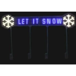 LED Message - Let It Snow-7407456UHO 206963311