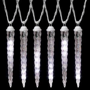 LightShow 8-Light LED White Shooting Star Icicle Light Set-82063 202352490 1 LightShow 8-Light LED White Shooting Star Icicle Light Set-82063 202352490