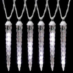 LightShow Omni Function Icicle Light String White (Count Of 10)-83007 206137757